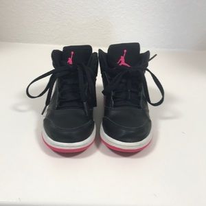 Girls air Jordan basketball shoes. Size 13 child